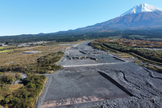 令和３年度　富士山大沢川扇状地整備工事