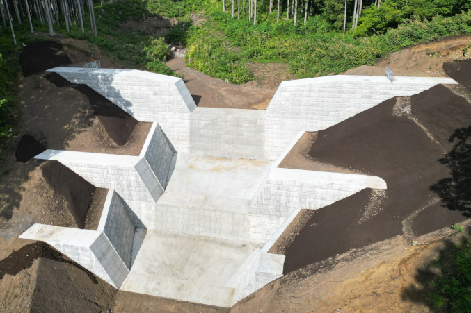 令和５年度　富士山市兵衛沢第１支渓遊砂地工事